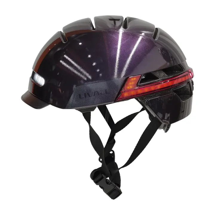 LIVALL BH51M Neo Ultravioleta Talla M (54-58cm) Casco Inteligente con altavoces y Luces LED - 1