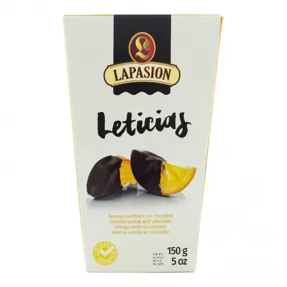 Leticias de naranja con chocolate Lapasión 150 g x 6 Total 900 g - 1