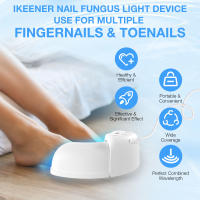Dispositivo Láser KTS Para El Tratamiento De Hongos En Uñas De Los Pies Y Manos 12x470nm 6x910nm Con Pantalla De Tiempo 2000mA Portátil Y De Fácil Uso - details 0