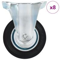 vidaXL Ruedas fijas unidades 100 mm en 12 uds, 8 uds o 4 uds - details 1