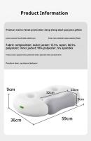 Almohada Ergonómica De Soporte Cervical Ajustable Para Todas Las Posiciones De Sueño Almohada De Memoria Para El Cuello Con Poliéster 100% Uso Diario Y Viajes - details 13