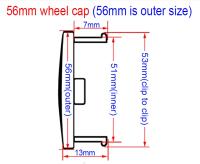 4Pcs Hub Caps Para Coche 56/60mm Etiquetas De Centro De Rueda Para Fiat 500 Punto 124 125 500 Bravo Stilo Abarth Tipo Viaggio Decoración Automotriz - details 5