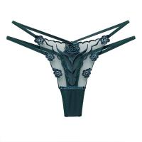 Set de 5 Tangas Encaje Mujer sin Costuras Bragas Brasileñas Invisibles Cintura Baja Braguitas Cómodas Transpirables Tangas, 5 Colores Diferentes, Negro, Verde, Blanco, Rosa Claro Y Rosa Oscuro - details 10