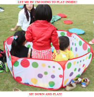 Piscina De Bolas De Oceano Para Niños 1m Carpa Plegable Para Mascotas Sin Bolas Adecuada Para Edad 0-3 Años Origien China Continental - details 8