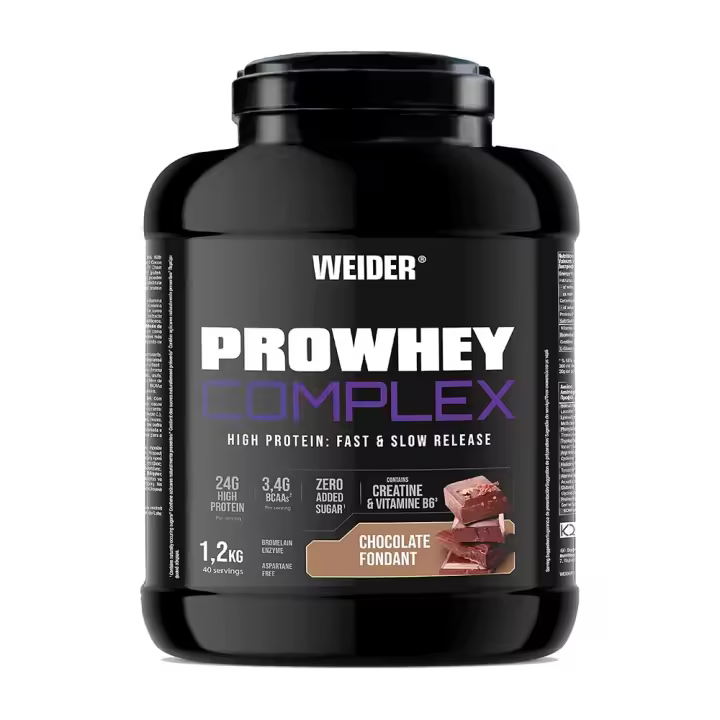 Weider - Pro Whey Complex  1,2 kg - Proteína completa en vitaminas -  Sabor: Chocolate - 1