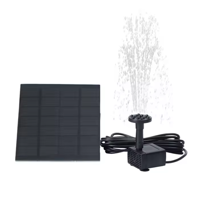 Bomba De Agua Submersible Para Acuario Con 6 Boquillas Multifuncional Generador De Ondas Para Piscina Fuente Decorativa Propiedades De La Tierra Solar - 1