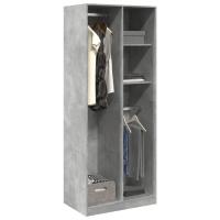 vidaXL Armario de madera de ingeniería 80x50x200 cm en color Roble Sonoma/Roble artisan/Madera antigua y más | almacenamiento funcional diseño moderno para baño dormitorio sala - details 8