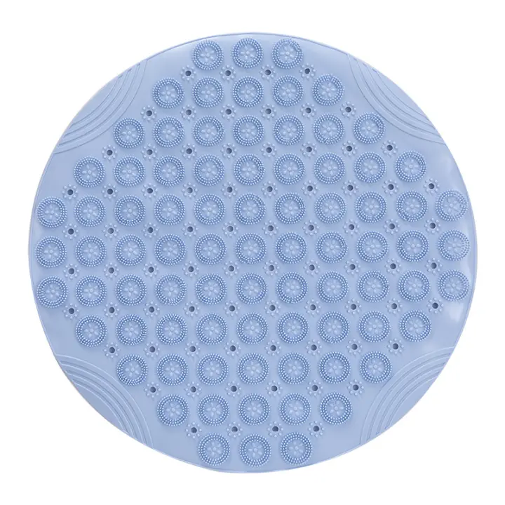 Alfombras antideslizante para baño, Redonda, para Ducha, baño, odorless, impermeable, para el hogar, para Puerta (55*55CM) - 1