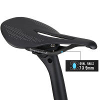 Sillín De Bicicleta ELITAONE De Carbono Ultrafino 96G Para MTB Y Carretera Almohadilla Hueca Cómoda Accesorios Para Bicicleta Tamaño 240X143MM Unisex - details 8