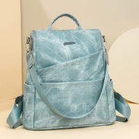 Mochila para mujer, nuevo estilo, moderna, versátil, antirrobo, de PU, de gran capacidad, de alta gama - details 5