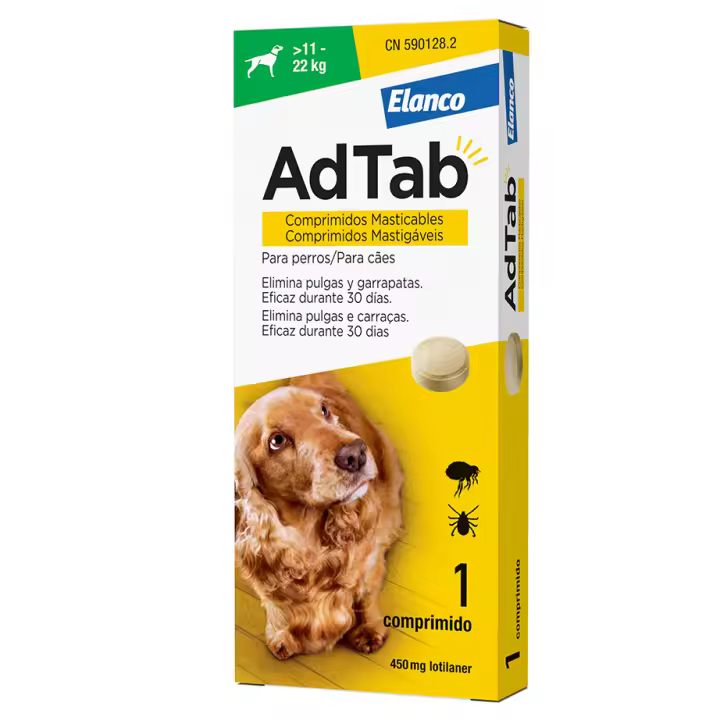 ADTAB 450mg Perro (11 a 22 kg) (1 comprimido) - 1