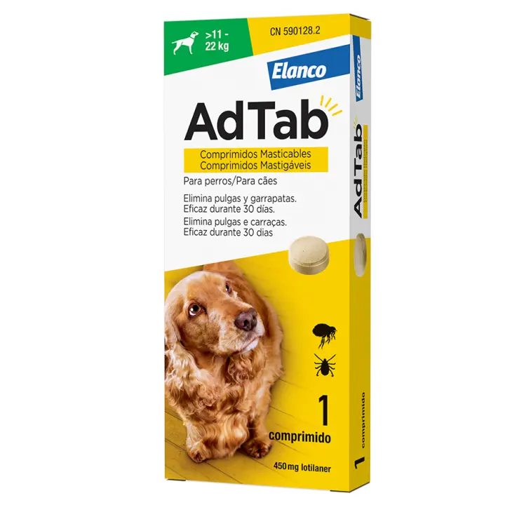 ADTAB 450mg Perro (11 a 22 kg) (1 comprimido) - 1