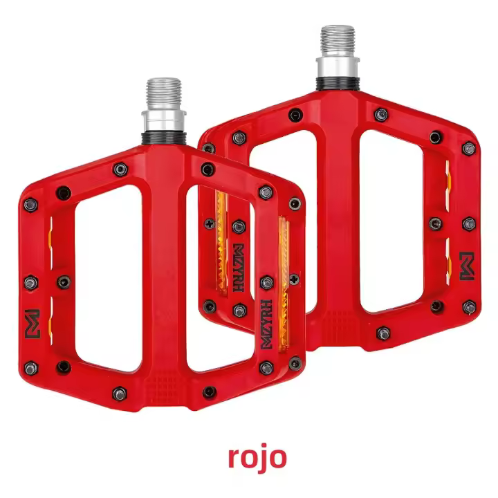 Pedales De Bicicleta MZYRH De Nylon Reflectante Con 3 Rodamientos Ultraligeros Antideslizantes Impermeables Para MTB Y Carretera Piezas De Bicicleta - 1