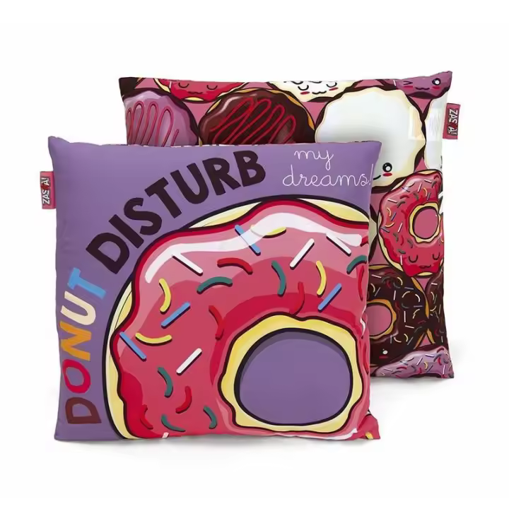 Gerimport Cojín Donuts Poliéster 40 X 40 Cm - Cómodo y Decorativo - 1