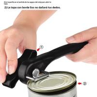 Abrepatas Manual De Acero Inoxidable Abrepatas Profesional Para Cocina Herramientas De Seguridad Abrepatas Manuales Cortes Laterales - details 1