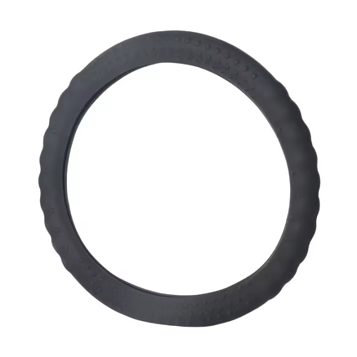 Cubierta De Volante De Silicona Adecuada Para Diámetro De 38cm Accesorios Interiores Para Coches Protector Y Decorativo Universal - 1