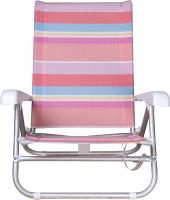 Silla Plegable de Playa con cojín, multiposición, 8 Posiciones, y Cama máx 100 kg, Estructura Reforzada, Aluminio y PVC - details 1