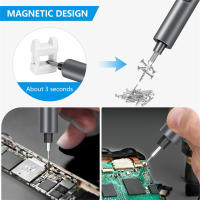 Juego De Destornilladores Eléctricos De Precisión 28 En 1 Sin Cable Mini Herramienta De Reparación Con 24 Piezas Magnéticas 2 Configuraciones De Torque 3 Luces LED - details 11