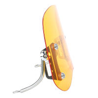 Parabrisas De Moped Universal Antigolpes Para Motocicleta Y Scooter En Colores Transparente/ Negro/ Amarillo Deflector De Viento - details 6