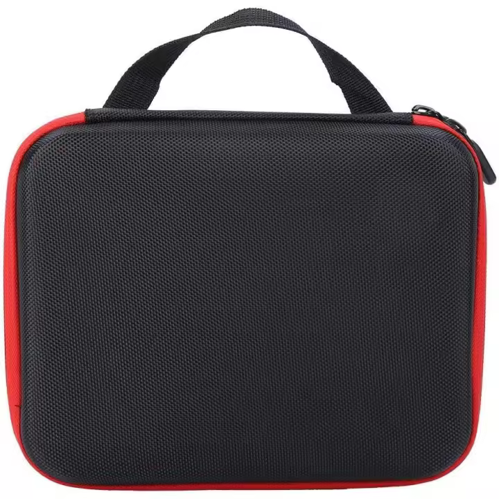 Caja de bordado de diamantes, contenedores de bordado de diamantes duraderos, 8.66X6.89X 2.76in maleta diseño uso doméstico regalo femenino para bricolaje pintura de diamantes (rojo) - 1
