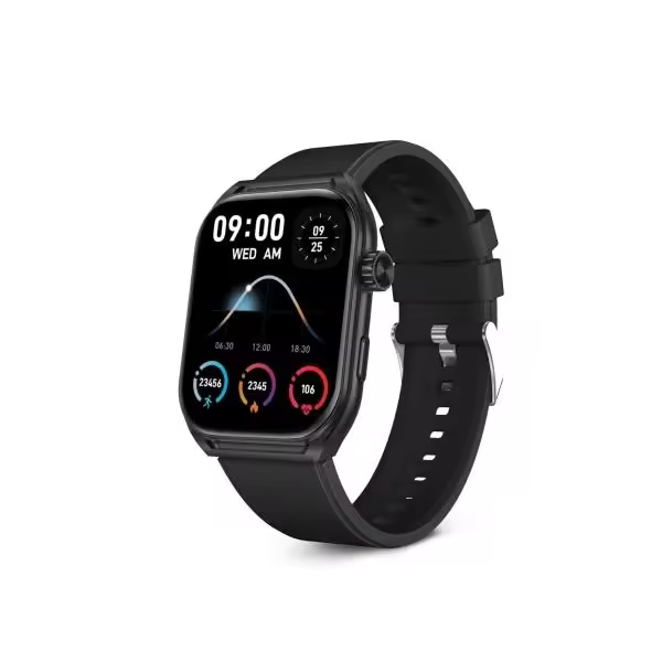 Ksix urban move smartwatch - pantalla amoled 2,06? amoled - autonomia hasta 5 dias - modos deporte y salud, llamadas, asistentes de voz - ip67 - color negro - 1