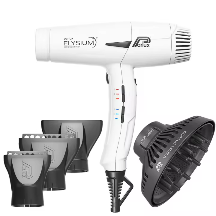 Parlux Elysium + Magic Compact Blanco - secador de pelo con difusor - 1