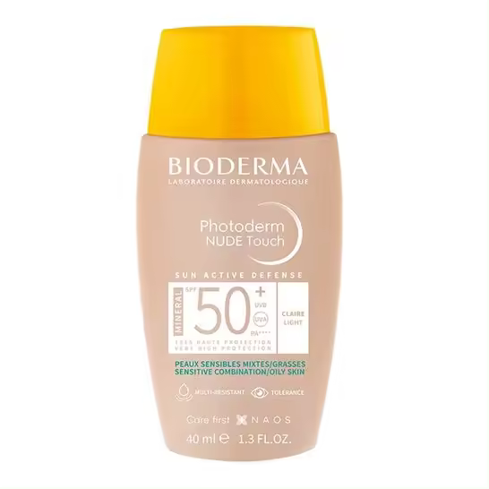 BIODERMA PHOTODERM NUDE SPF 50+COLOR MUY CLARO 40 ML - 1