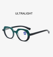 Gafas De Lectura Retro Oval Unisex PC Marco Poligonal Bloqueo De Luz Azul Presbicia +1.0+1.5+2.0+2.5...+4.0 Lentes De Acrílico - details 3