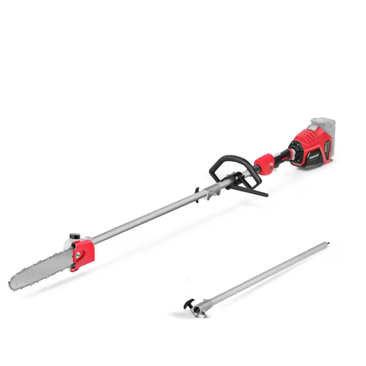 GREENCUT PP560L - Podadora de altura telescópica de batería de litio de 56V para 2,0Ah/4,0Ah, espada de 254mm y altura máxima de 2,7m con barra extensible, batería y cargador NO INCLUIDOS - 1
