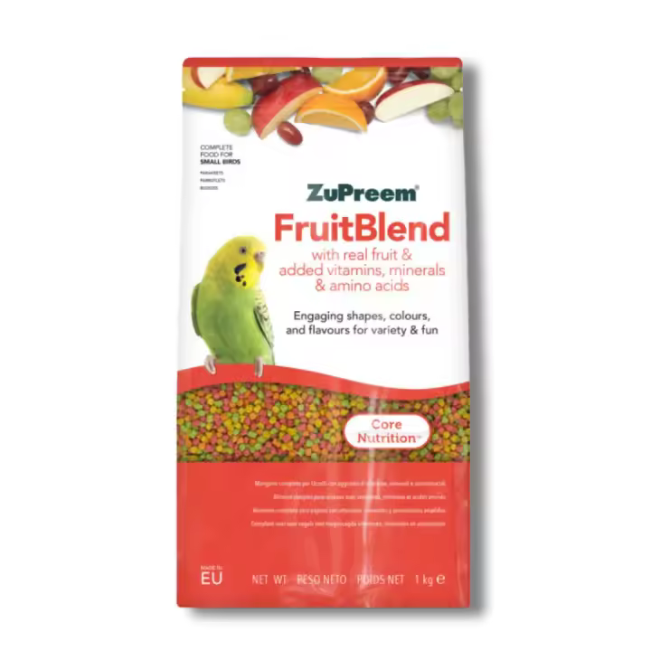 Pienso ZUPREEM FRUITBLEND para Aves de Tamaño Pequeño, 1 Kg - 1
