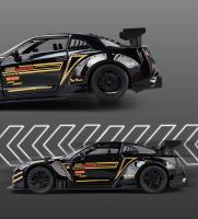 Nissan GTR R35 De 1:24 Coche Deportivo Diecast Modelo De Metal Juguete Para Colección Simulación Con Retroceso Para Niños - details 6