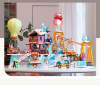 Bloques De Construcción Sluban Alps Ski Resort Con RV Y Casa De Agua Caliente Modelo Educativo DIY Para Niños Regalo De Cumpleaños - details 3