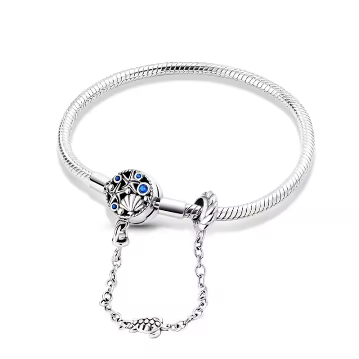 Pulsera de Corazón de Girasol y Mariposa Chapada en Cobre, cuentes de Cadena básicas, de Mujer - 1