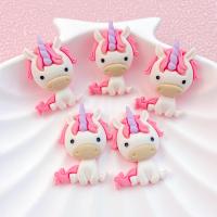 10Pcs Cabochones De Resina Planos Con Serie De Unicornio Cartoon Lindo Para Manualidades Y Decoración De Joyería DIY - details 5