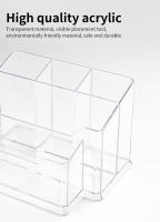Organizador De Acrílico Para Productos De Uñas 5-Grillas Divisor De Esmalte De Uñas Estante De Manejo De Uñas Caja De Almacenamiento Para Herramientas De Manicura - details 1