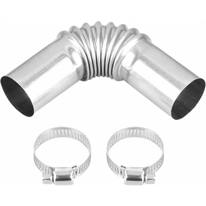 Conector de tubo de escape para calentador diésel, conector acodado para tubo de escape, accesorios para calentador de coche av - 1