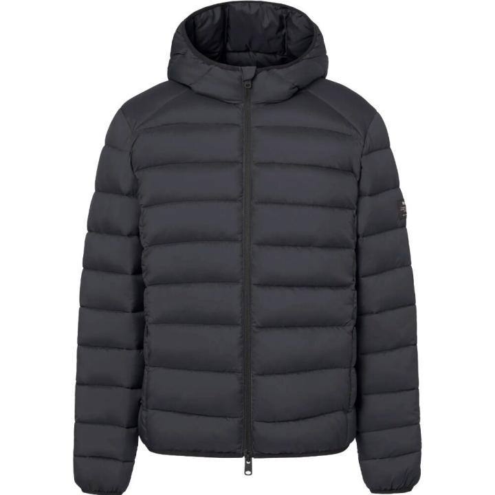 Cazadora Gris Oscuro Ecoalf Aspenalf Jacket Asphalt Repelente Al Agua