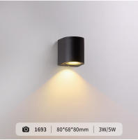 Lámpara De Pared Moderna TRAZOS IP65 Impermeable Para Exterior Y Dormitorio Iluminación Circular Y Cuadrada Decorativa Con Luz LED Para Jardín Porche Cocina Comedor Estudio Baño - details 7