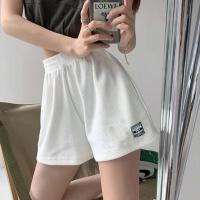 Nuevos Shorts De Lino Para Mujer Verano 2024 Cintura Alta Sobredimensionados Moda Casual Deportiva Pantalones Cortos Tallas S-4XL - details 2