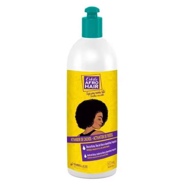 Novex Activador de Rizos Afro 500ml - Hidratación Profunda y 10 Beneficios en 1 - 1