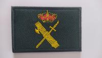 Parches tela bordados bandera GUARDIA CIVIL. medidas 8x5 cm - details 1