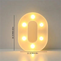 Luz De Letra LED 16cm Luz Nocturna Luminosa Para Decoración De Hogar Bar Boda Cumpleaños Fiesta Incluye Bombillas No Incluye Pilas - details 4