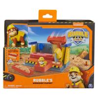 SPIN MASTER - RUBBLE & CREW - Pack Taller CONSTRUCCIÓN + Figura Rubble + Arena MÁGICA DE Kinetic Sand + Accesorios - Patrulla Canina Juguetes - Juegos Infantiles - 6067082 - Juguetes Niños +3 Años - details 1