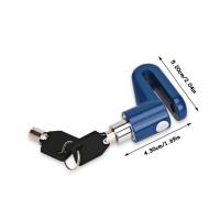 Cerradura De Freno De Disco Para Scooter Eléctrico Y Bicicleta De Montaña Moto Antirrobo Con Alambre De Acero Seguridad Contra Robos - details 7