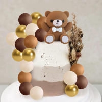 Toppers De Pasteles Para Baño De Rosas Rosa Decoración De Fiesta De Baño De Rosas Para Bebés Niño Y Niña Adornos De Galleta De Dibujos Animados Y Colores Sólidos Para Fiestas De Bebés - details 9