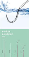 Varillas De Higienización Dental De Acero Inoxidable Palillos Para Dientes Con Hilo Reutilizable Y Duradero Herramienta De Limpieza Oral Para Adultos - details 13