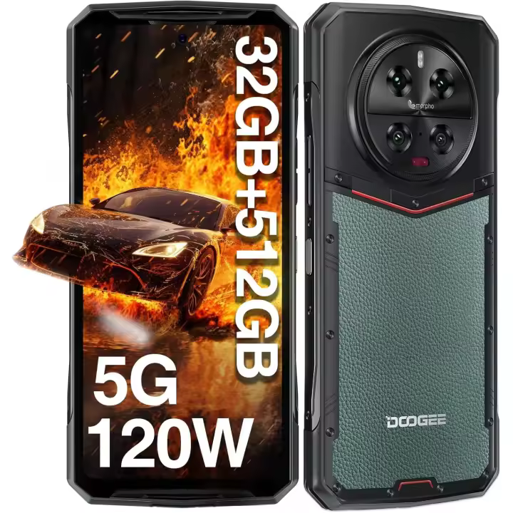 Movil Irrompible 5G DOOGEE DK10 32GB+512GB 2.5K AMOLED 6.67" FHD+ Samrtphone 120Hz 5150mAh Batería 120W NFC/WiFi6 - 1