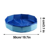 Baño Plegable Para Perros Y Gatos Piscina Para Mascotas Limpieza Y Bañado Baño De Bird Bath Accesorios Para Mascotas - details 18