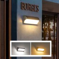 Lámpara de pared exterior LED impermeable IP66 con sensor Movimiento iluminación moderno para Porche Balcón Jardín - details 3