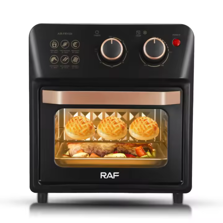 Horno eléctrico RAF, estándar europeo, freidora de aire doméstica multifuncional de 14L, horno inteligente totalmente automático, freidora con horneado visual - 1
